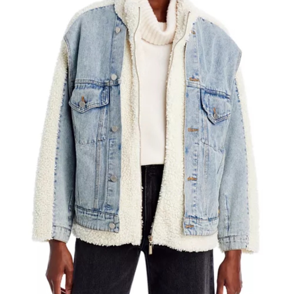 BLANKNYC mixed media jacket